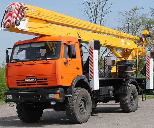 Аренда автовышки в Надыме и  Ямало-Ненецком автономном округе